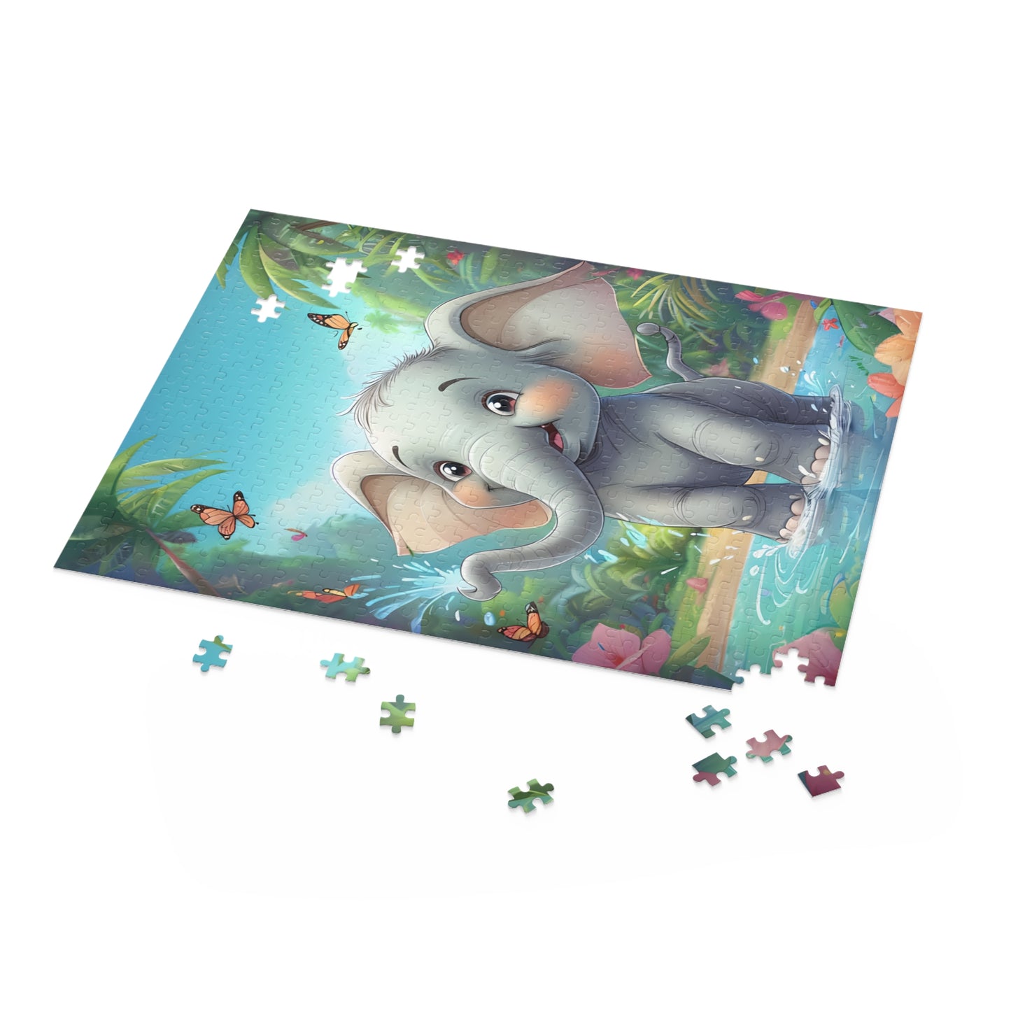 Baby Elephant 500 Piece Jigsaw Puzzle