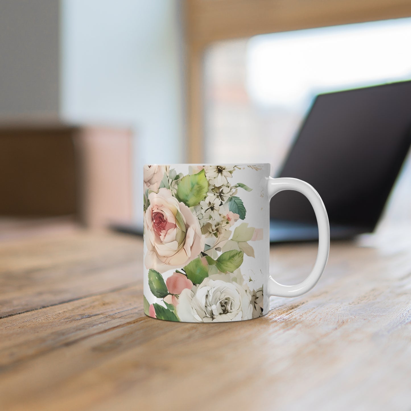 Frankie's Floral Ceramic Mug, Coffee Cup