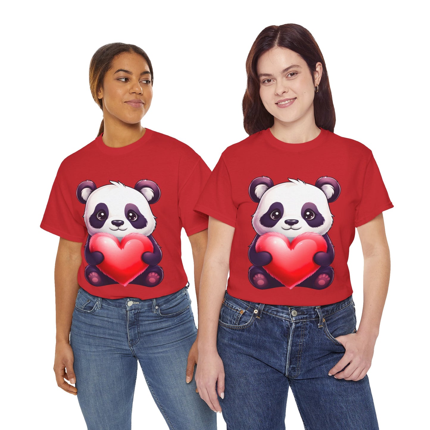 Panda & Heart Adult Shirt