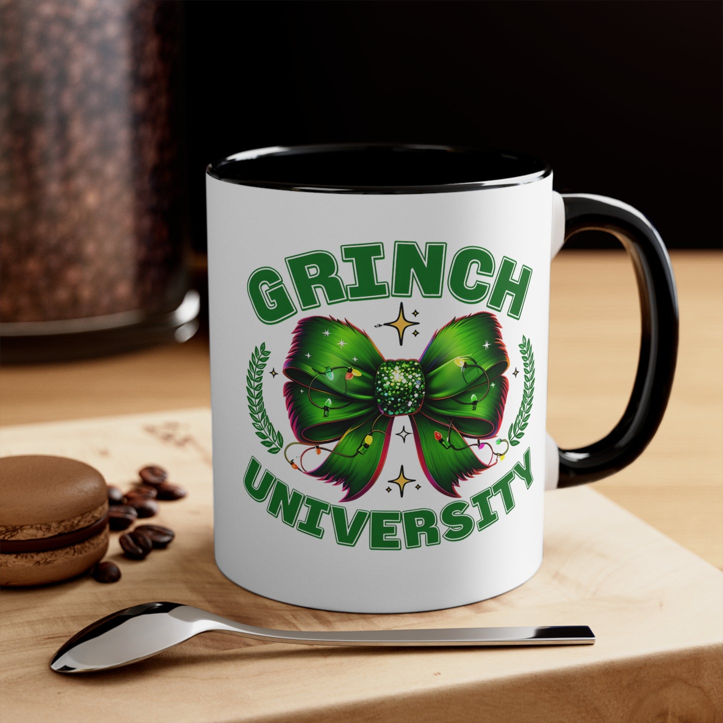 George's Grinch University Accent Ceramic Mug, Coffee Cup