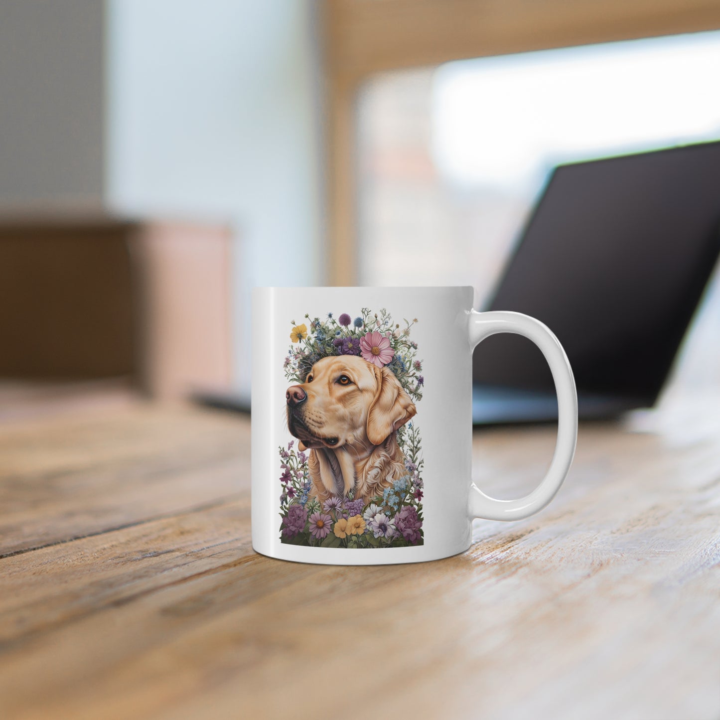 Golden Retriever Ceramic Mug, Coffee Cup