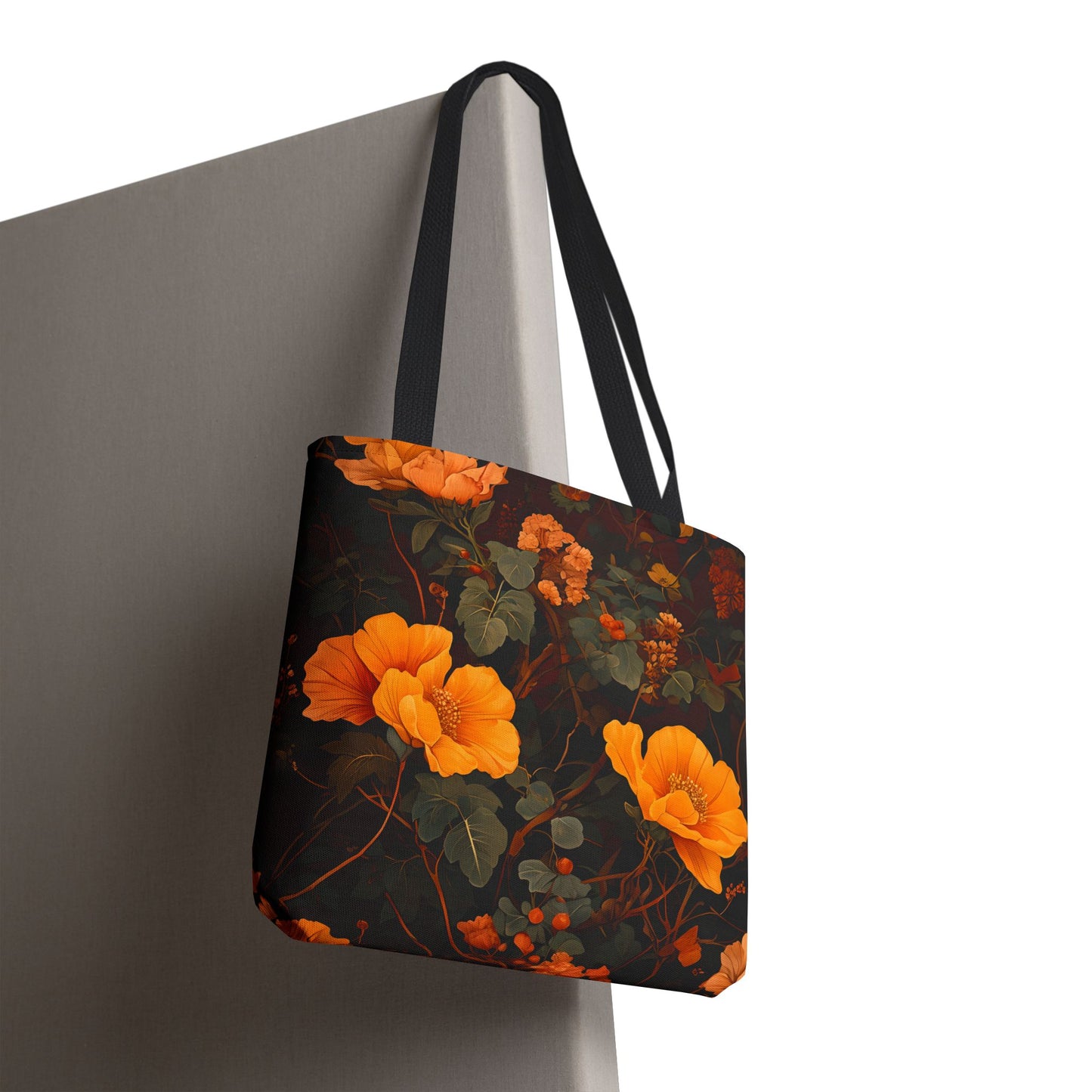 Gene's Golden Floral Tote Bag