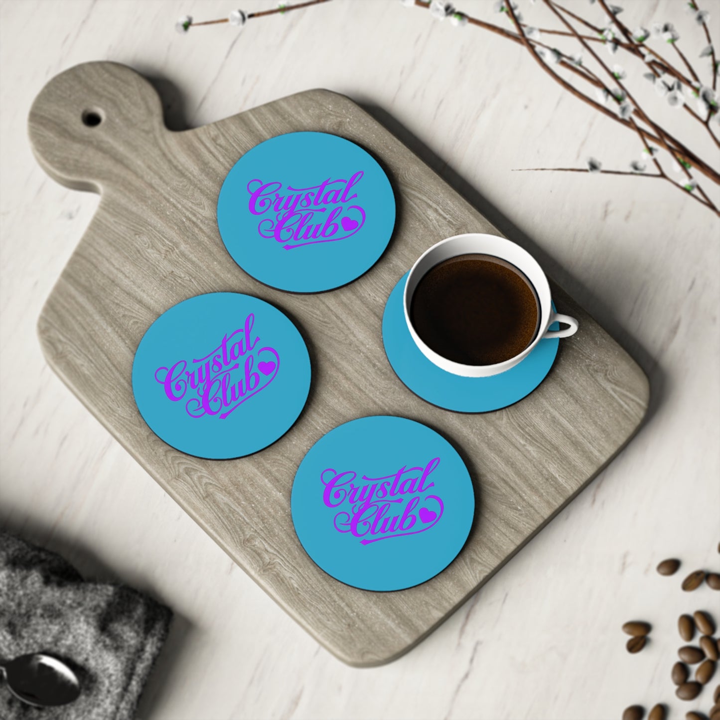 Crystal Club Coasters