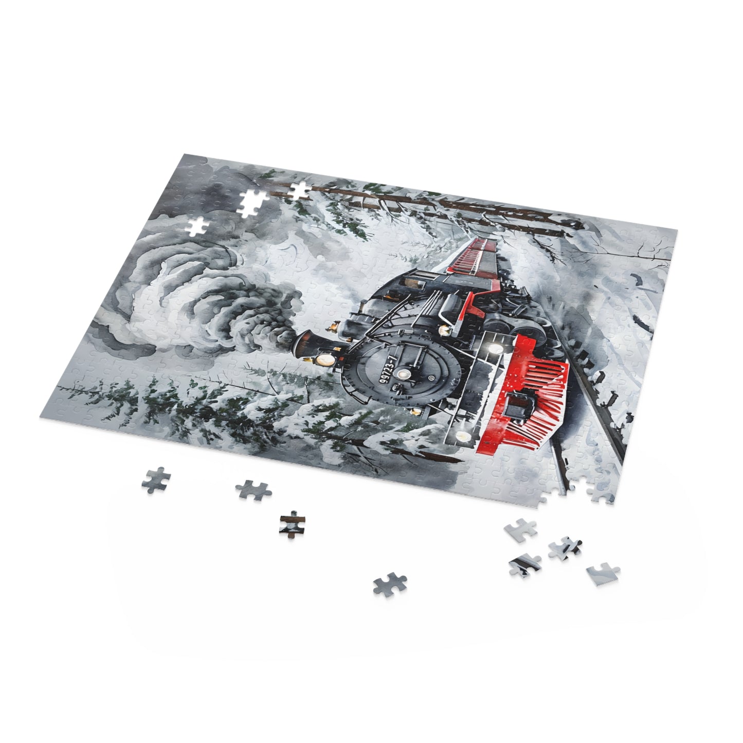 Steam Train Winter 500 Piece Jigsaw Puzzle