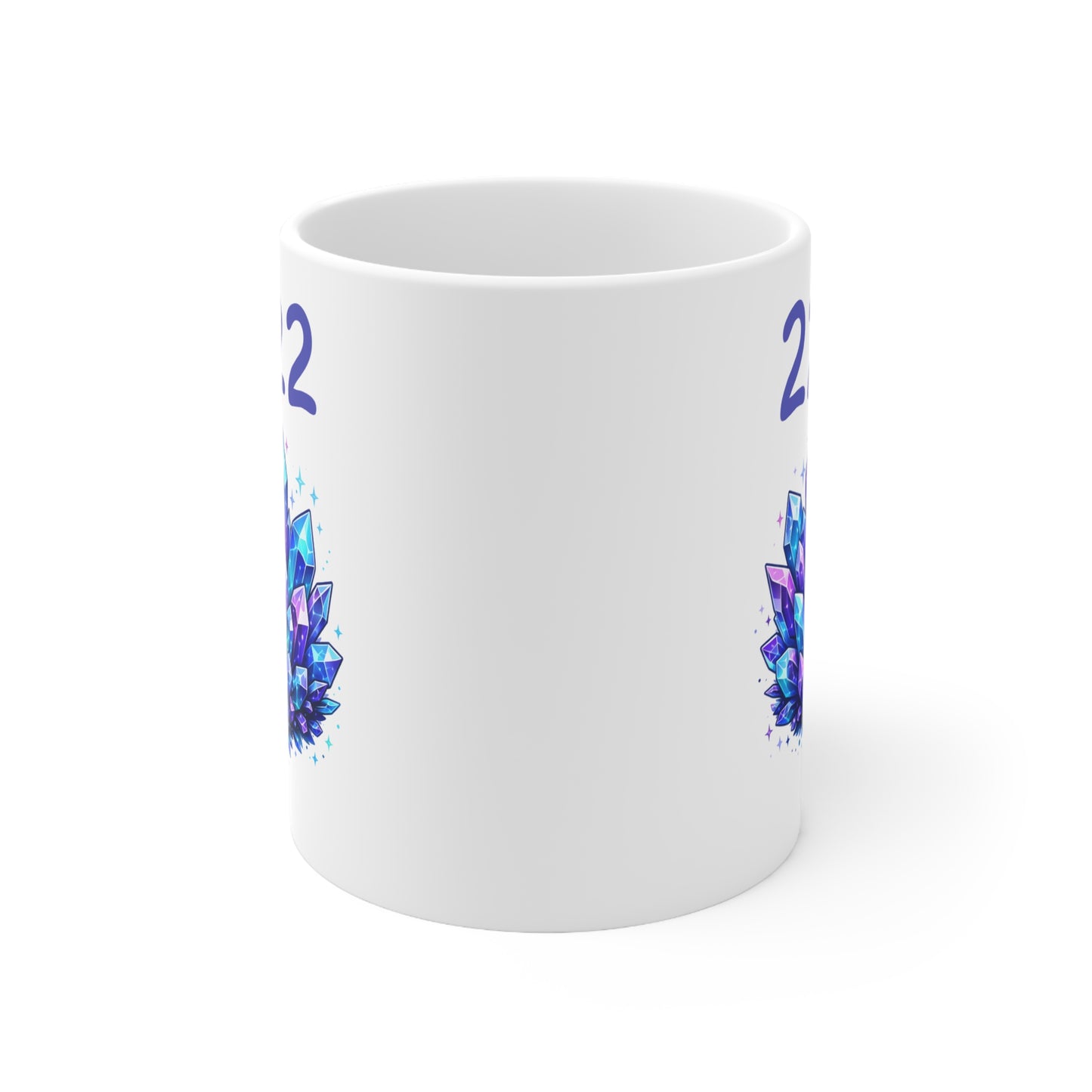 222 Crystal Ceramic Mug, Coffee Cup