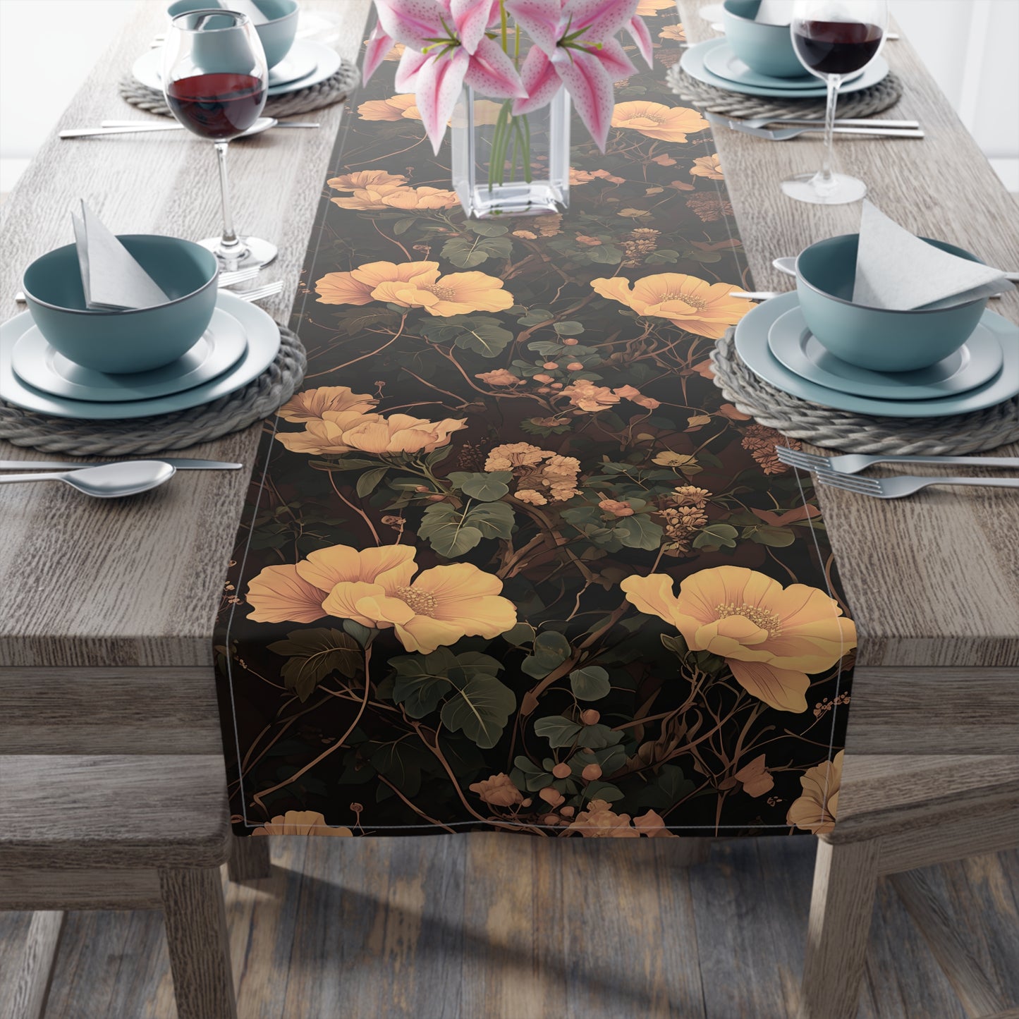 Fabian's Floral Table Runner