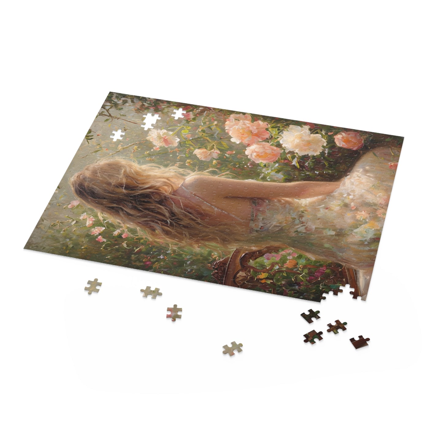 Garden Lady 500 Piece Jigsaw Puzzle
