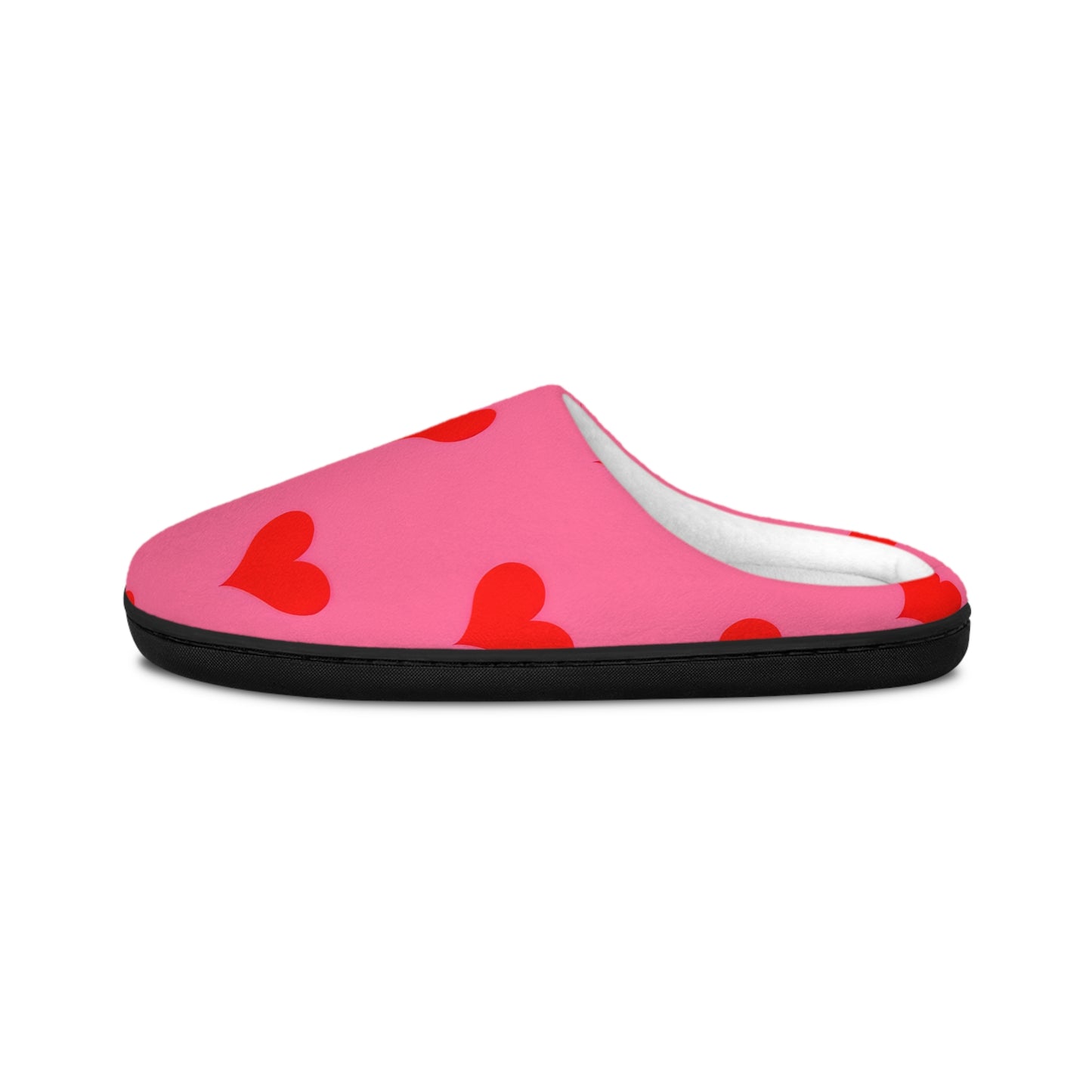 Poppy's Pink Heart Women's Indoor Slippers