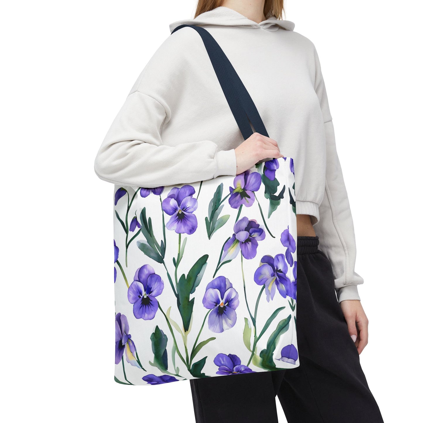 Perry's Pansy Floral Tote Bag