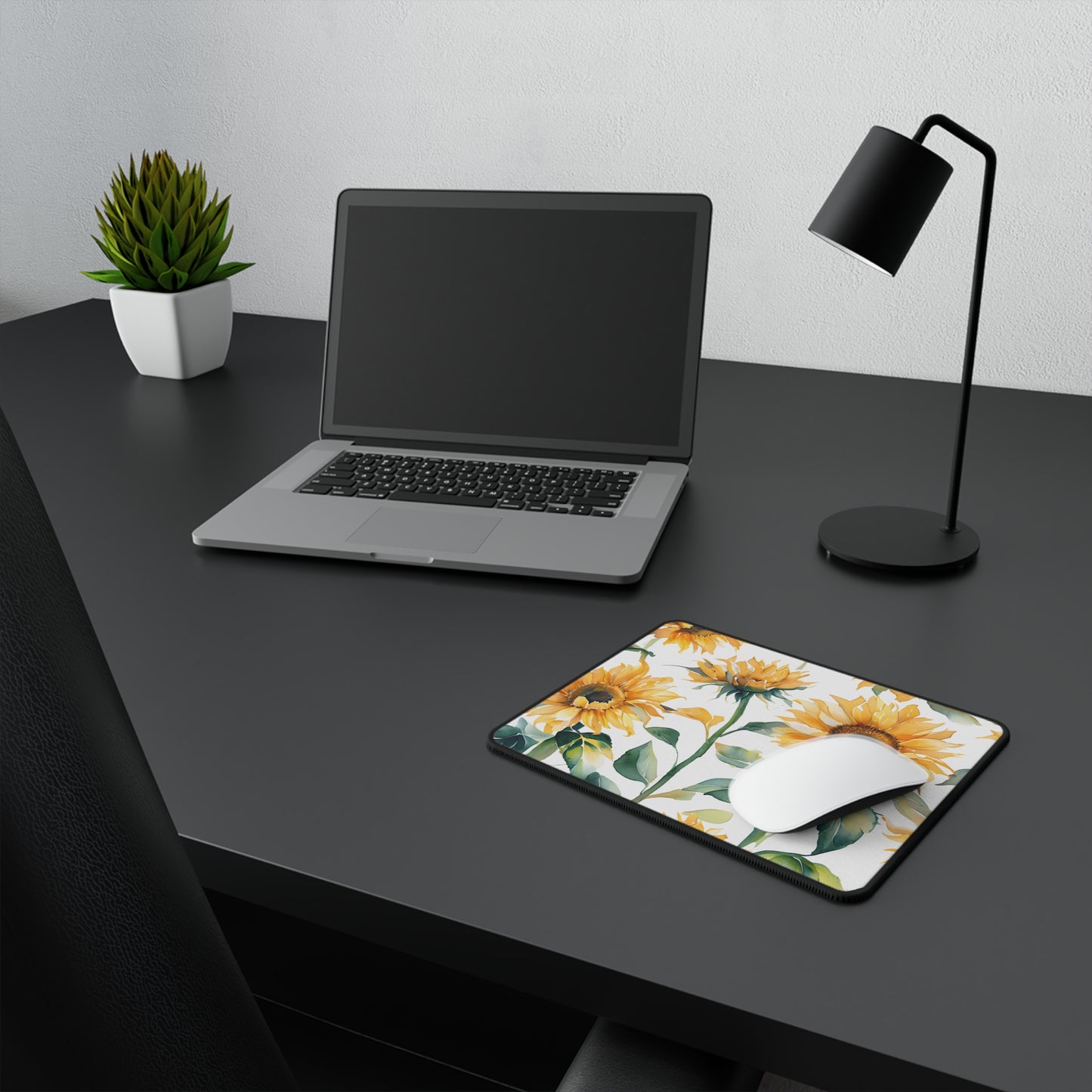 Sunflower Non-Slip Gaming Mouse Pad
