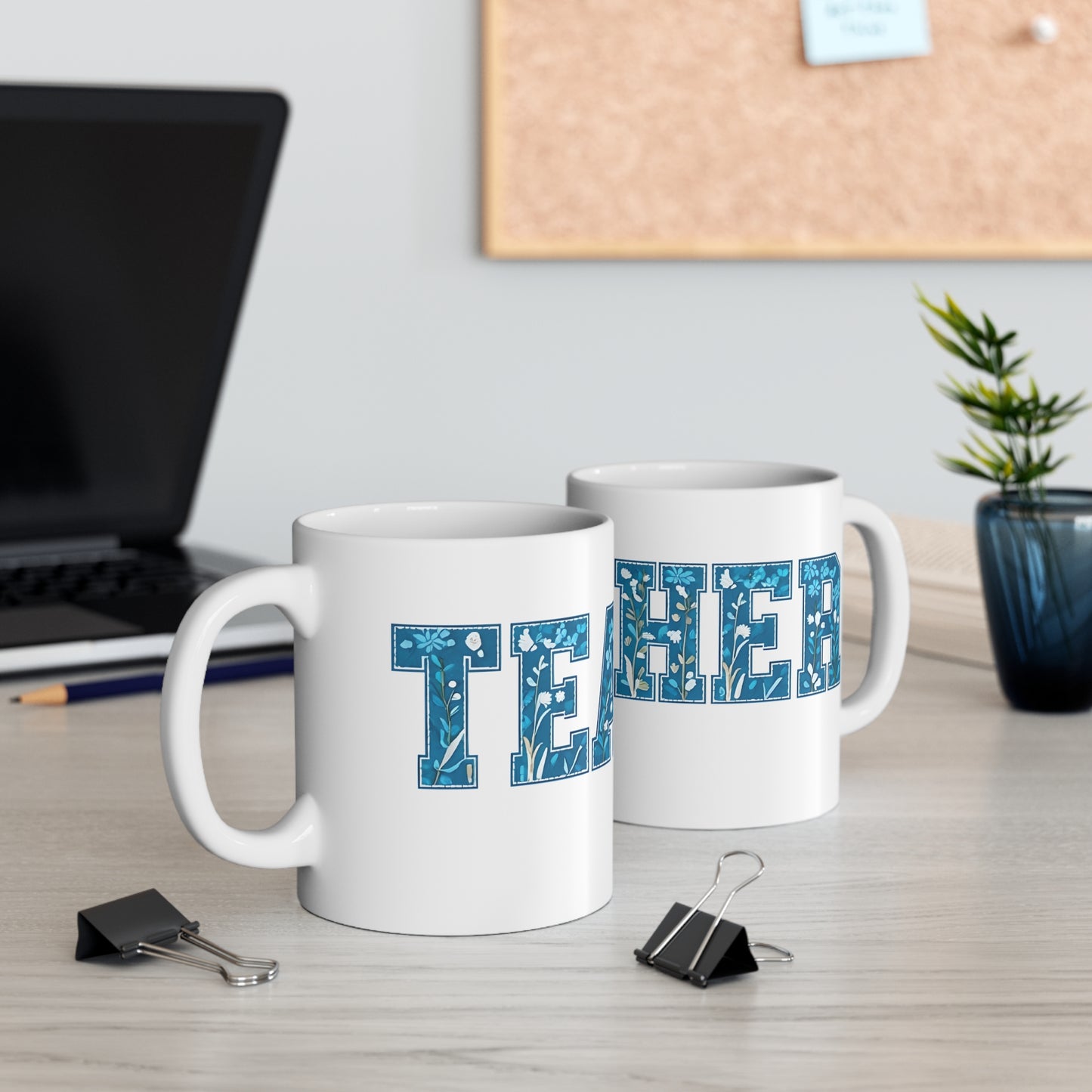 Tess's "Teacher" Ceramic Mug, Coffee Cup