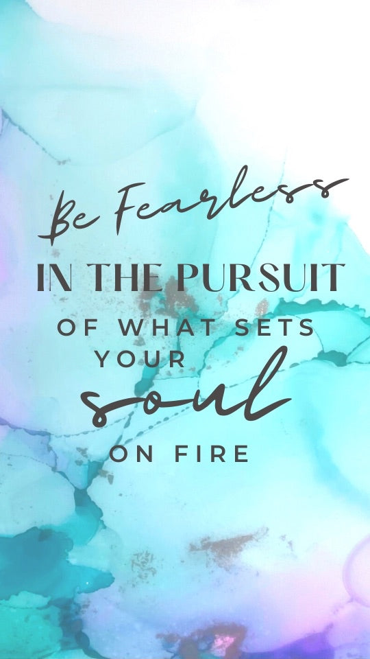 Print only - Art Print A4 “Be Fearless”