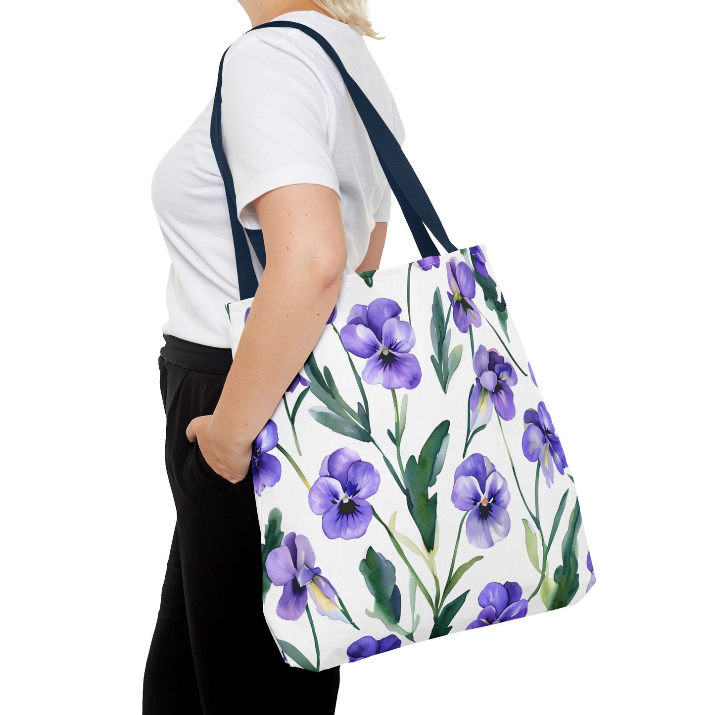 Perry's Pansy Floral Tote Bag