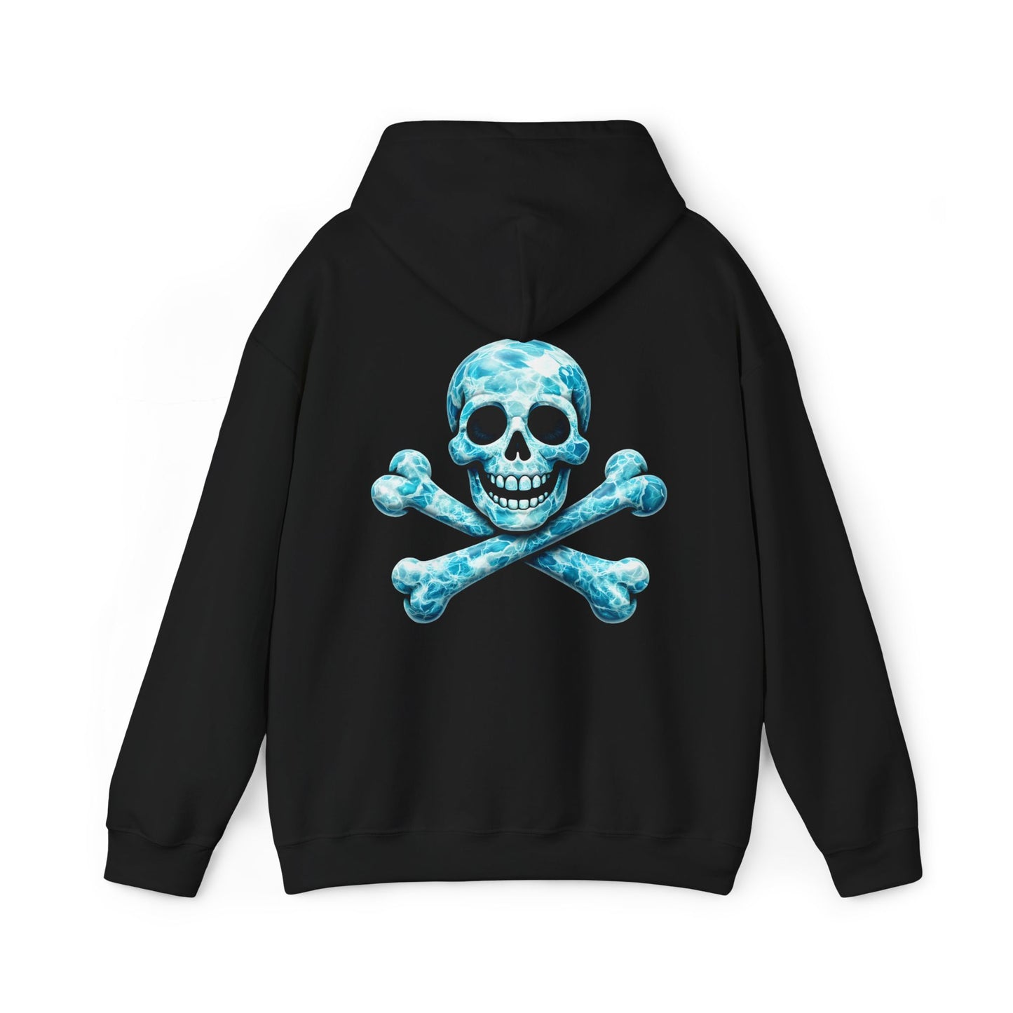 Blue Skull & Crossbones Adult Sweatshirt - Hooded