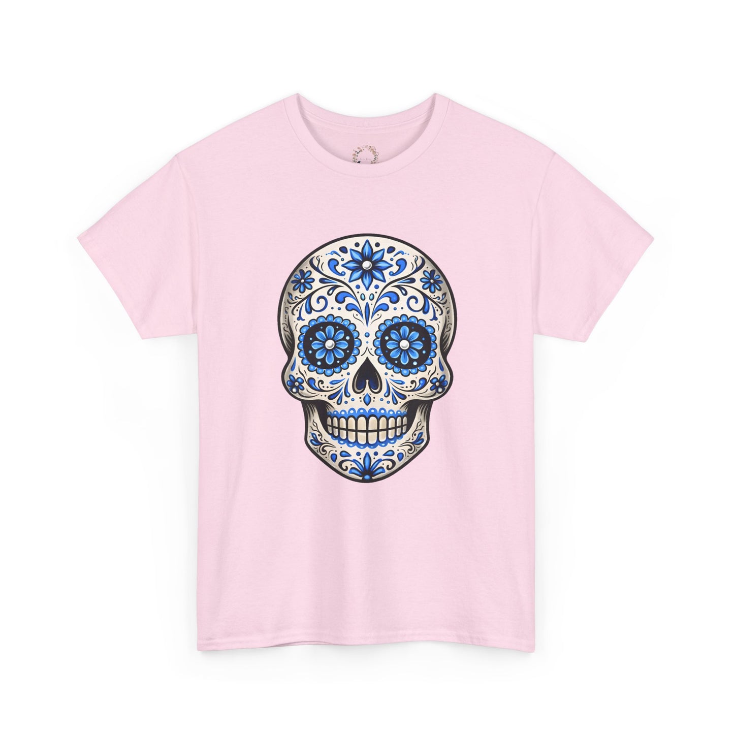 Bea's Blue Sugar Skull Adult Shirt