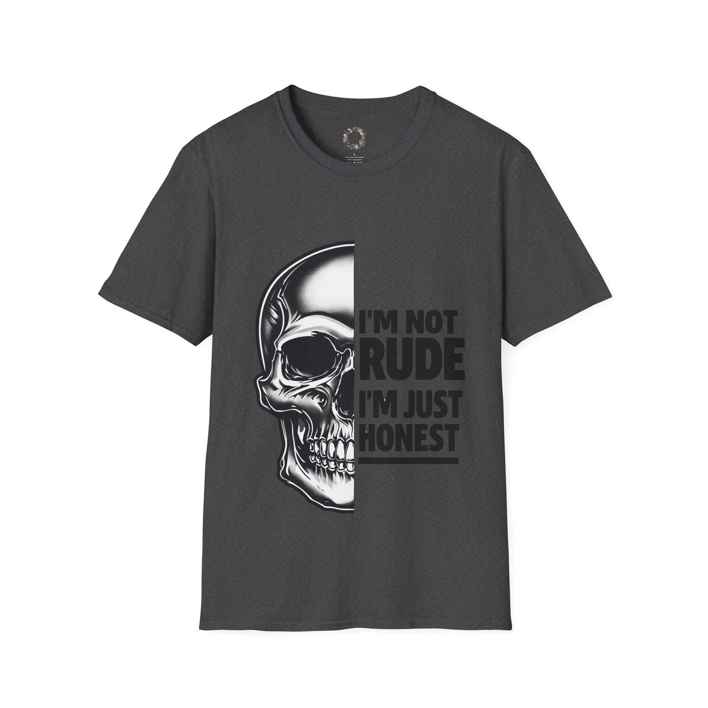 Rod's Rude Skull Graphic Adult Shirt