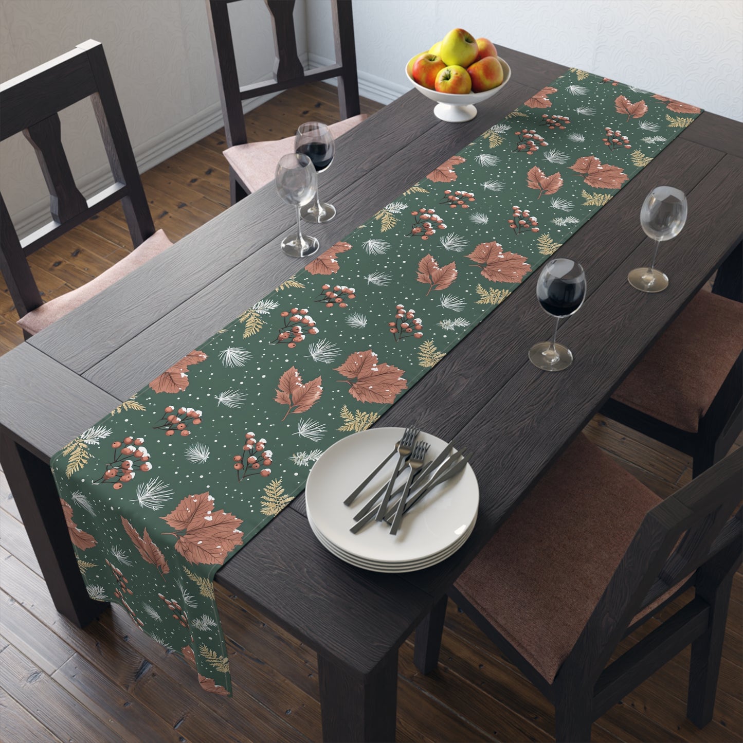 Fern's Festive Holiday Table Runner