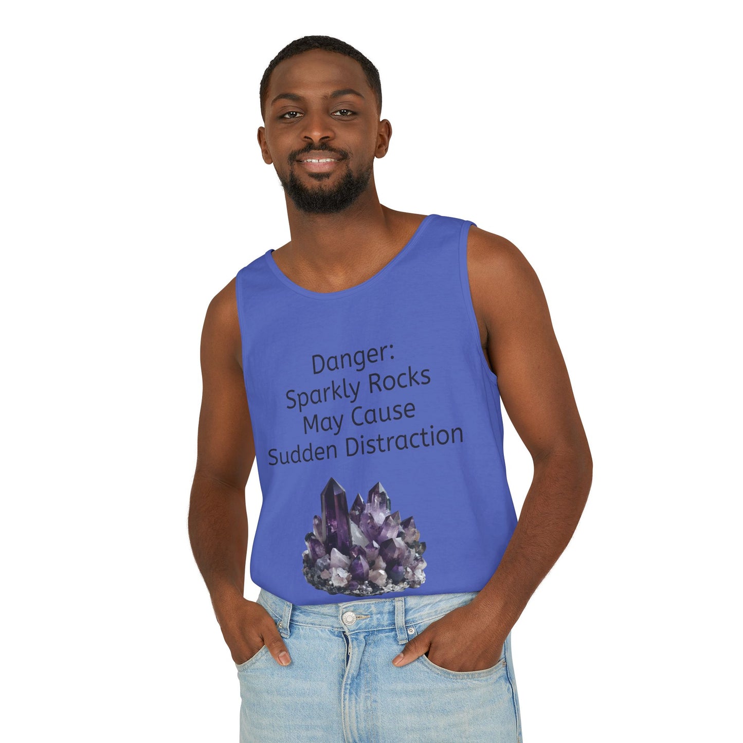 Simba's Sparkly Rocks May Cause Sudden Distraction Tank Shirt