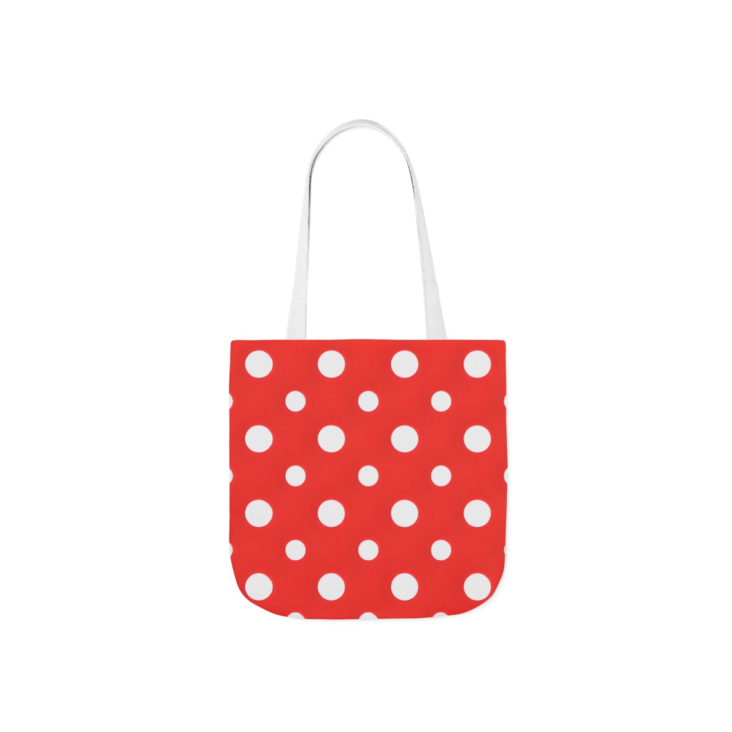 Reba's Red Polka Dot Canvas Tote Bag