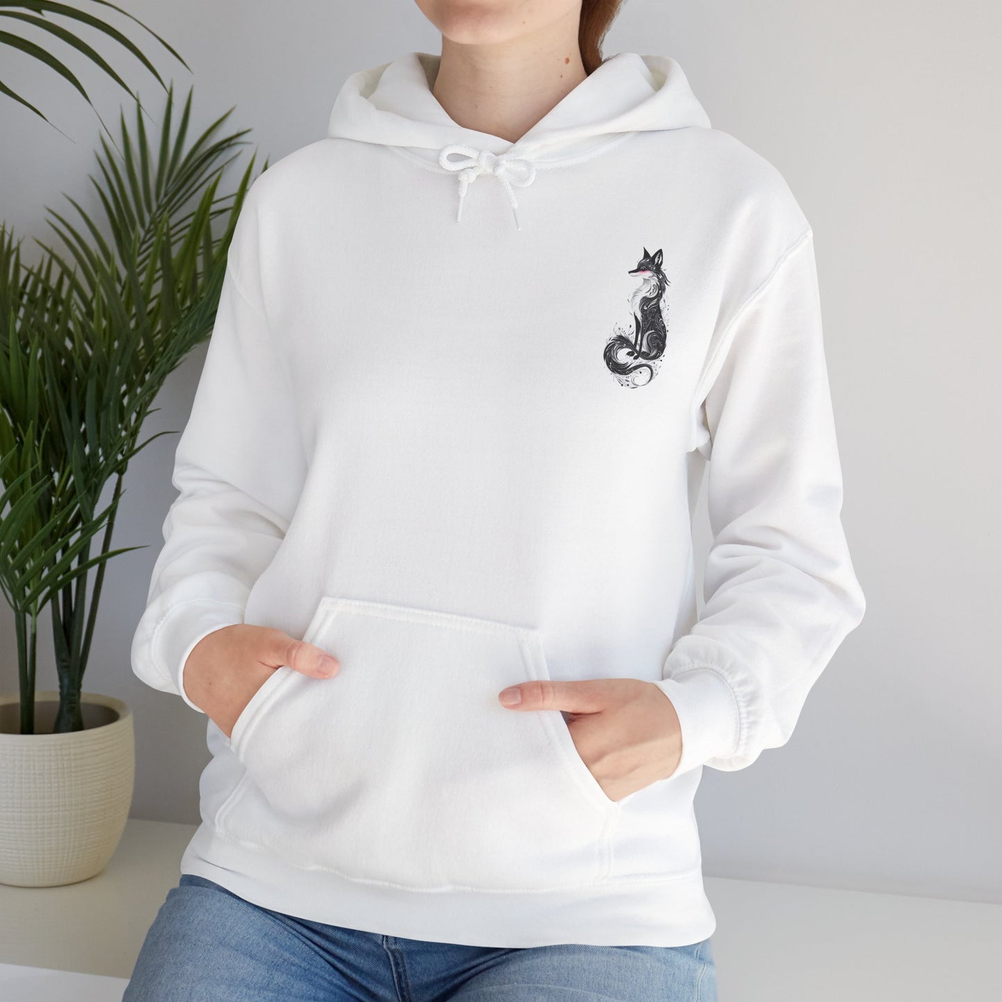 Mystic Black Fox Adult Sweatshirt - Hooded