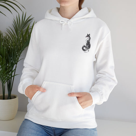 Mystic Black Fox Adult Sweatshirt - Hooded