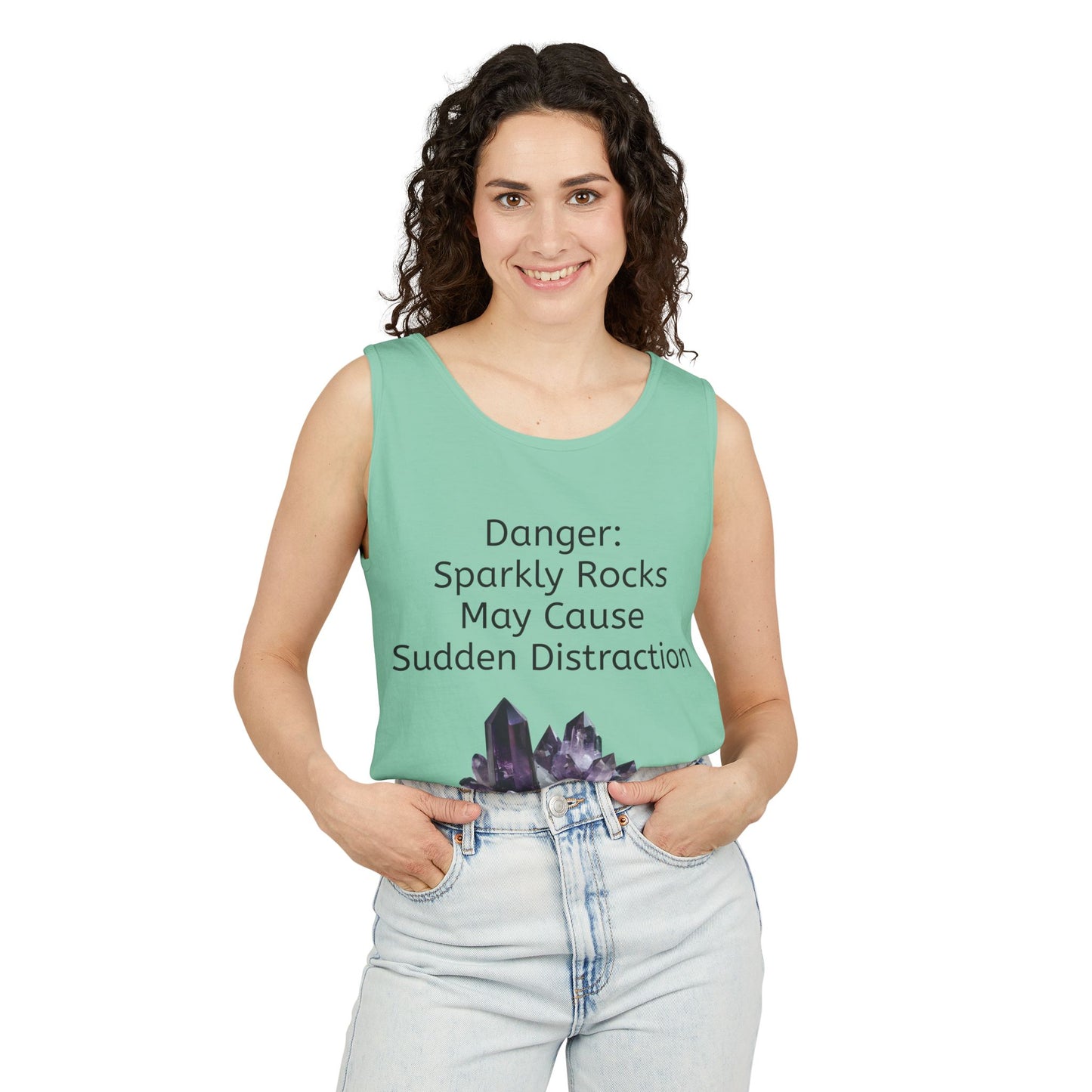 Simba's Sparkly Rocks May Cause Sudden Distraction Tank Shirt