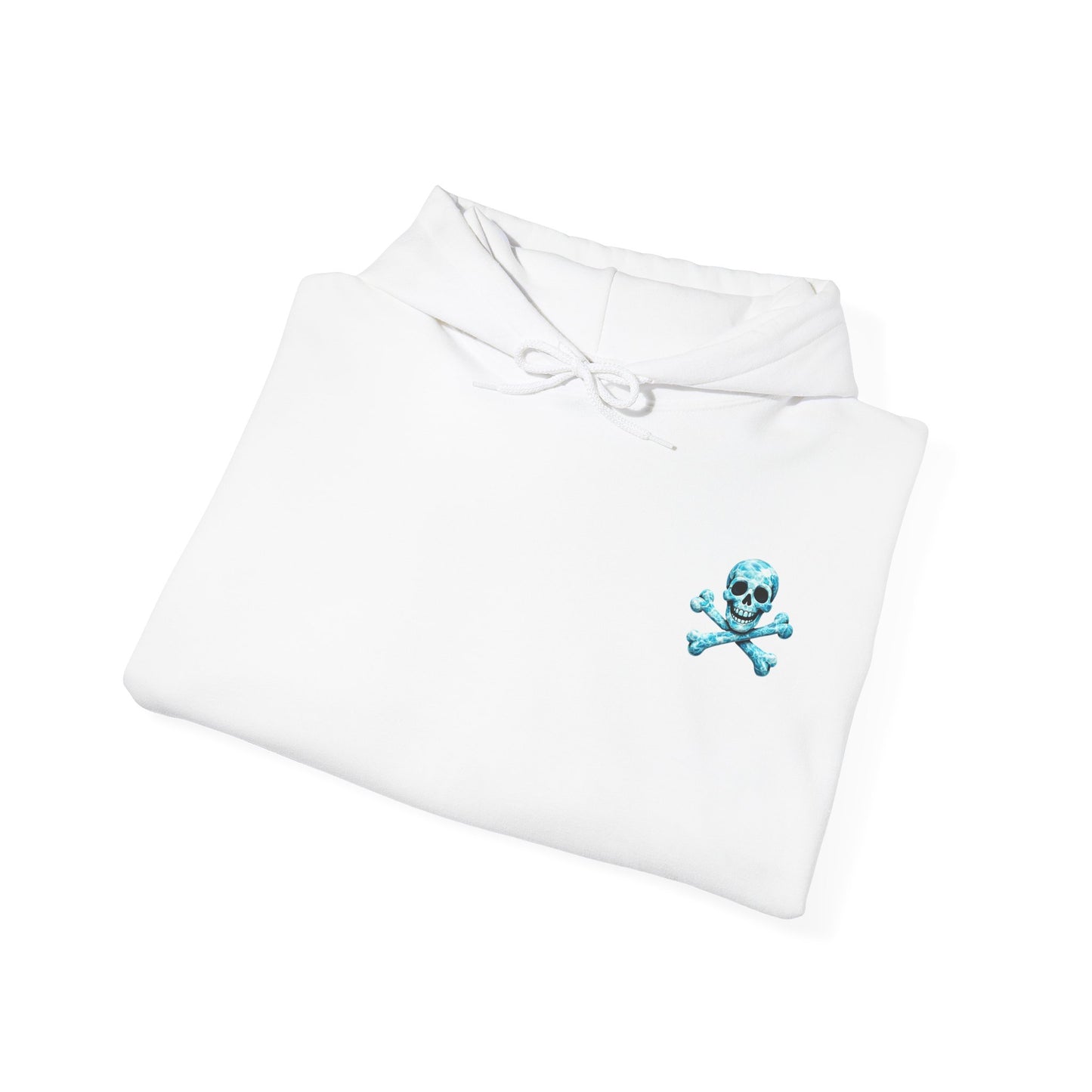 Blue Skull & Crossbones Adult Sweatshirt - Hooded