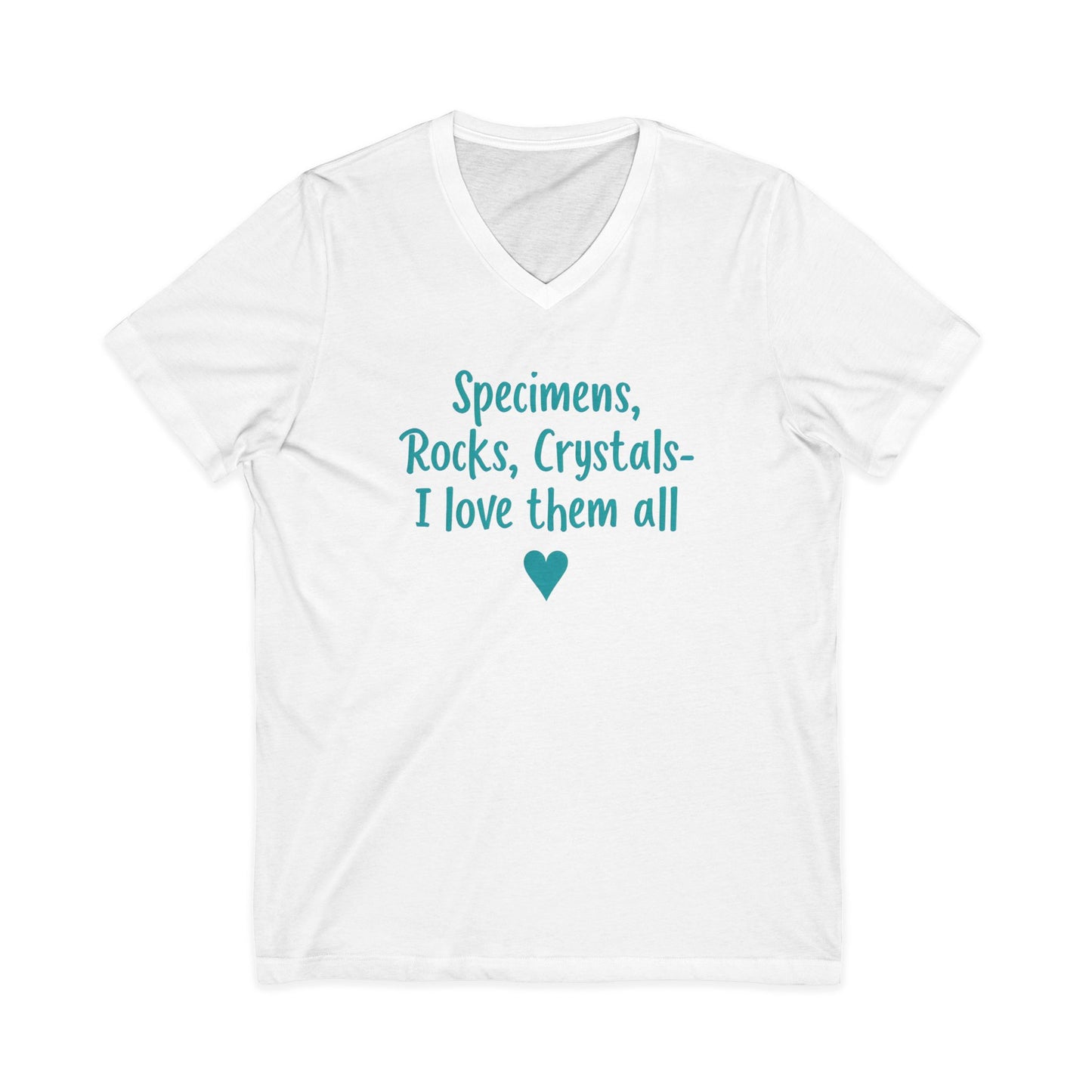 Coralie's Crystal Lover V-Neck Adult Shirt