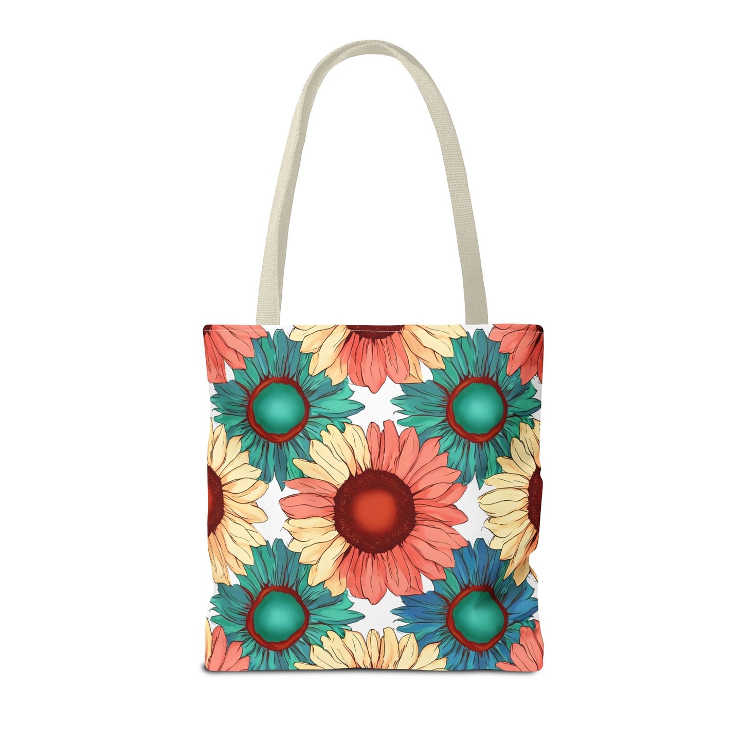 Coco's Colorful Sunflower Tote Bag