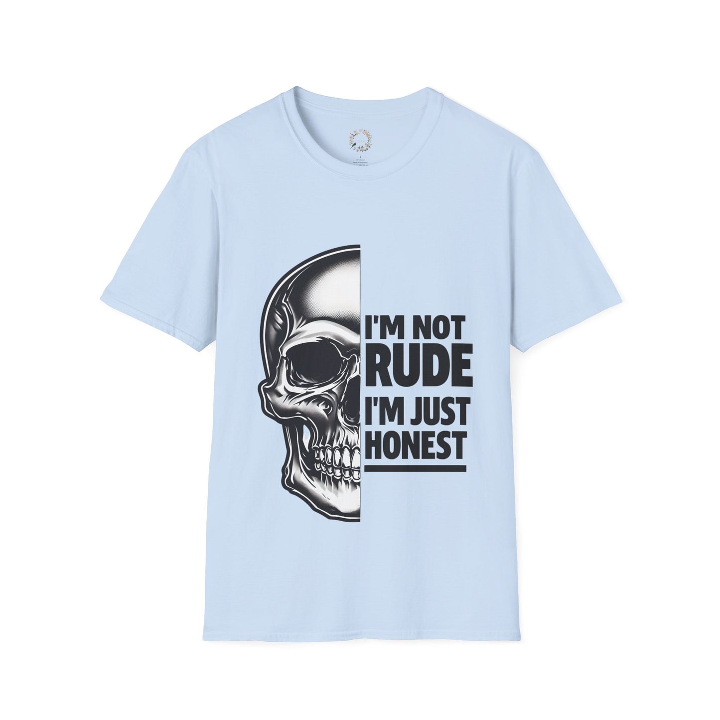 Rod's Rude Skull Graphic Adult Shirt