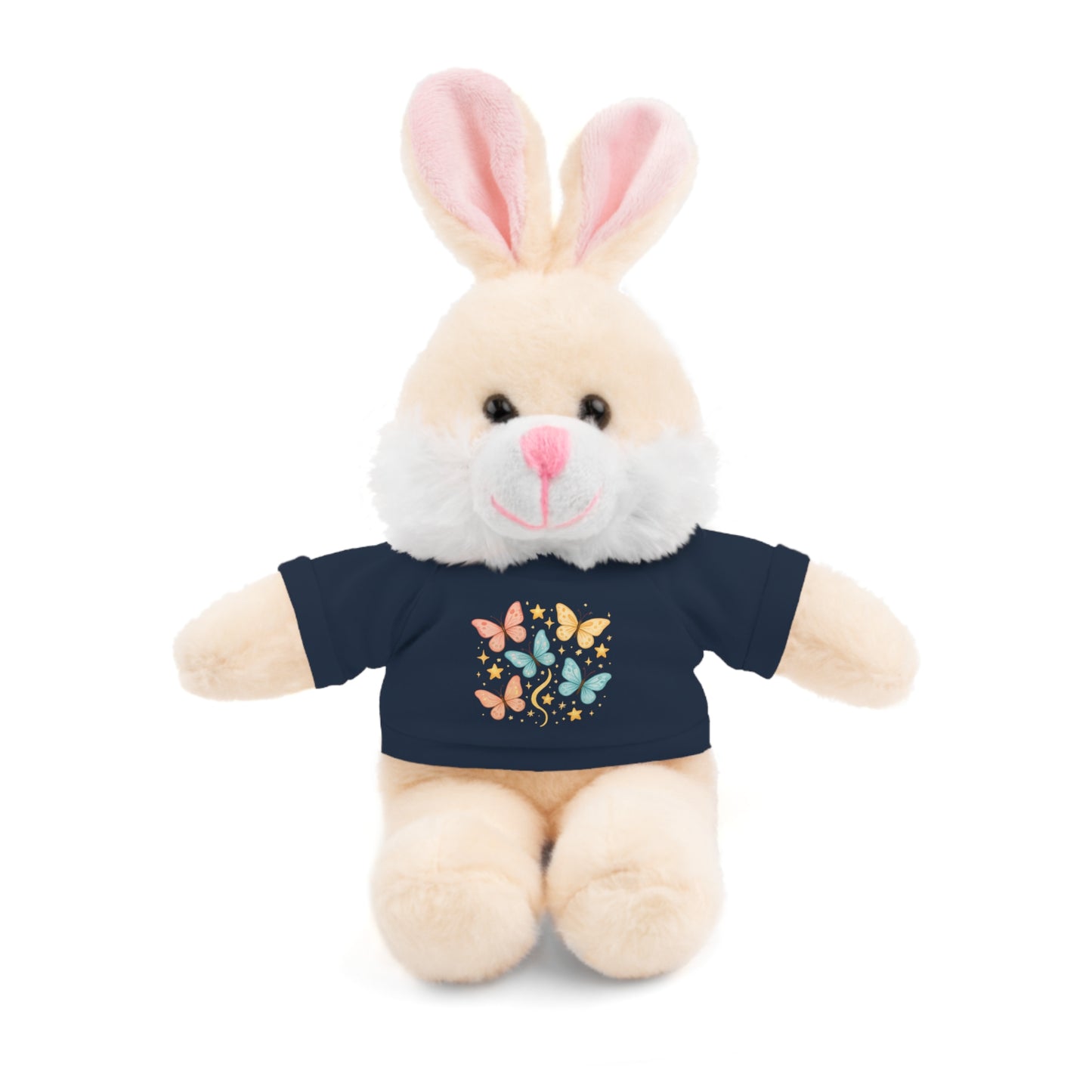 Butterfly & Stars Tee on Plush Animals