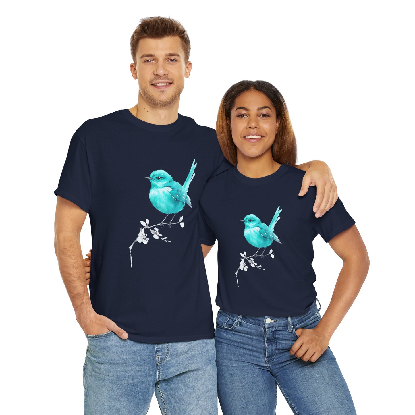 Tommy's Turquoise Bird Adult Shirt