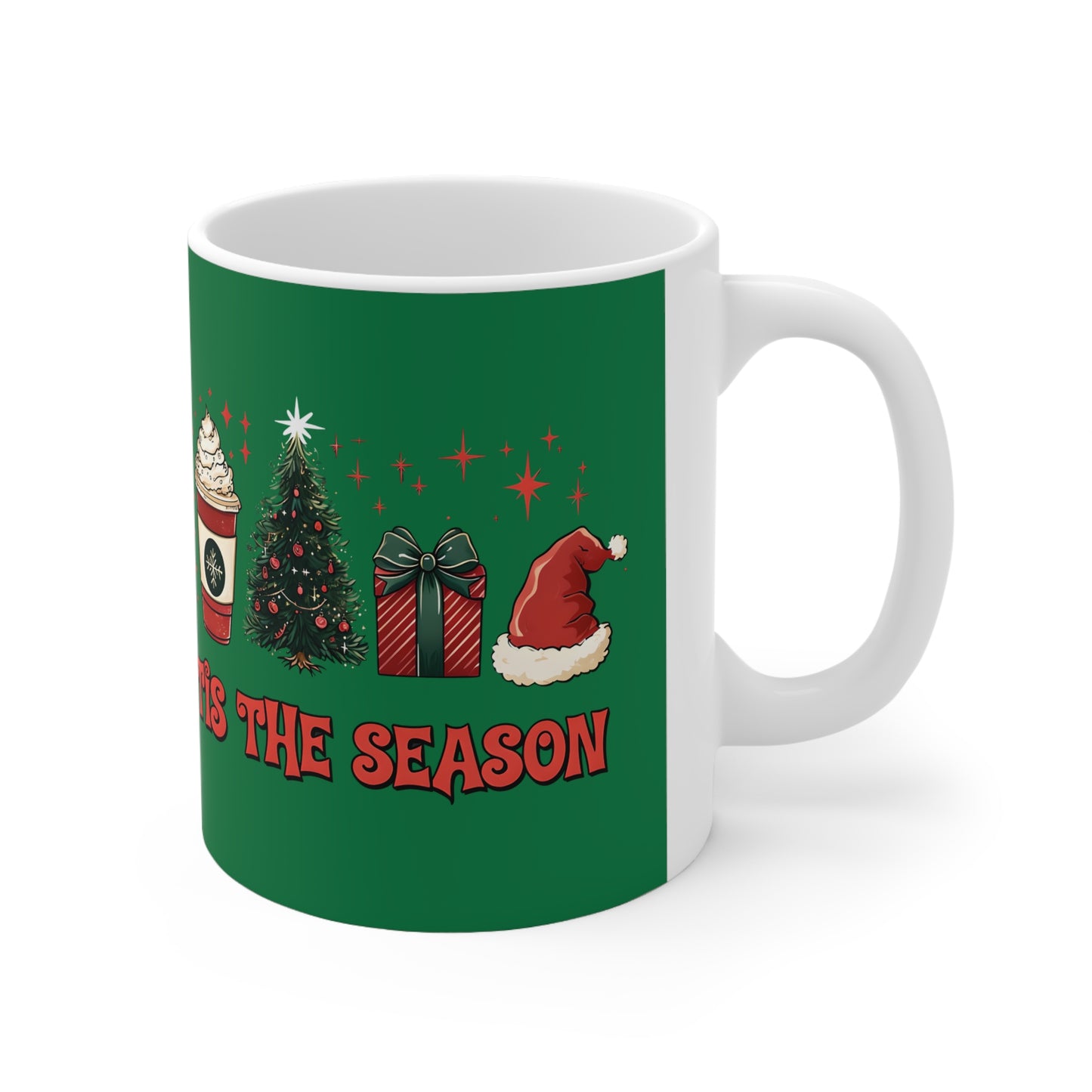 Talia's Tis The Season Christmas Ceramic Mug, Coffee Cup