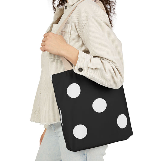Brian's Black Polka Dot Tote Bag