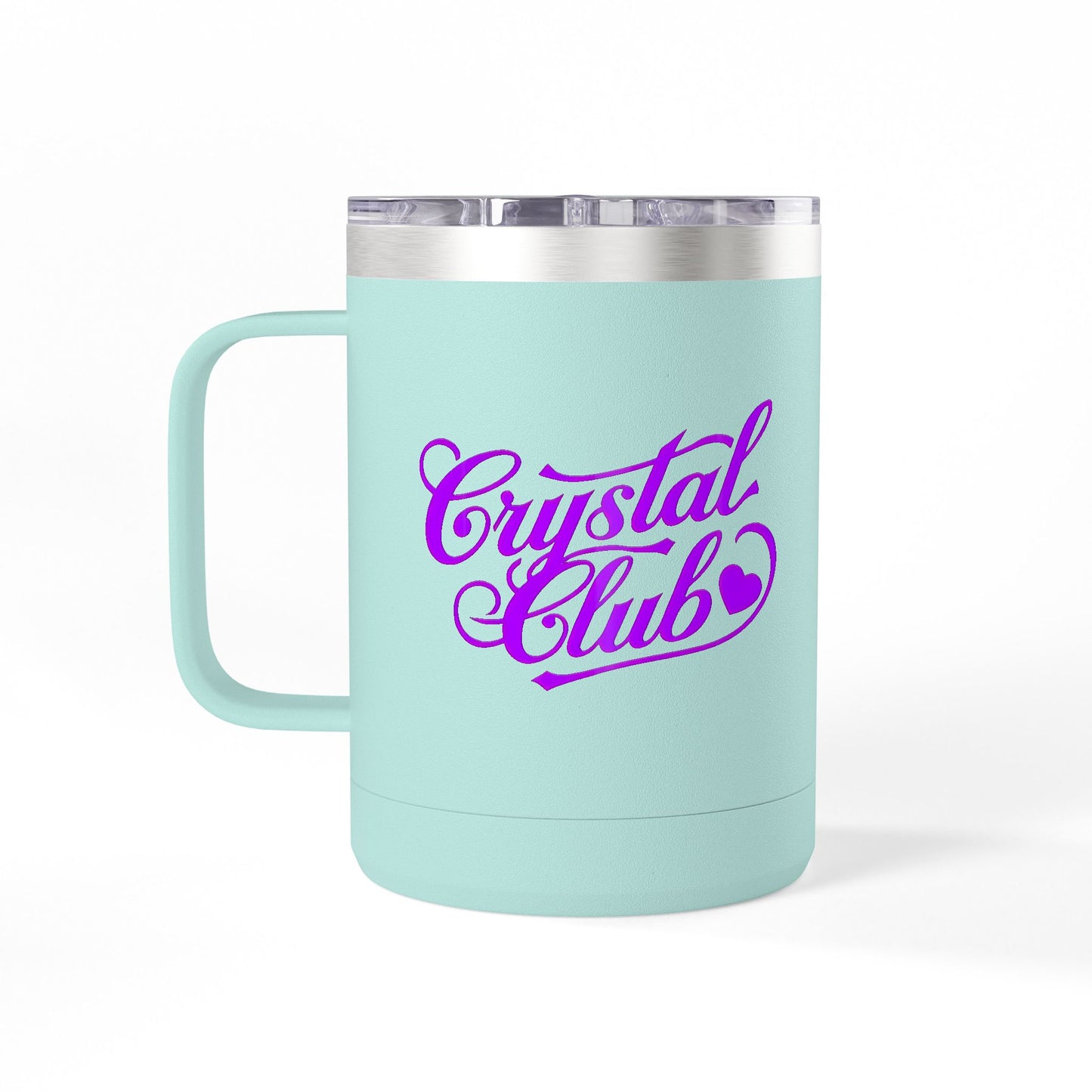Purple Crystal Club Coffee Mug Tumbler