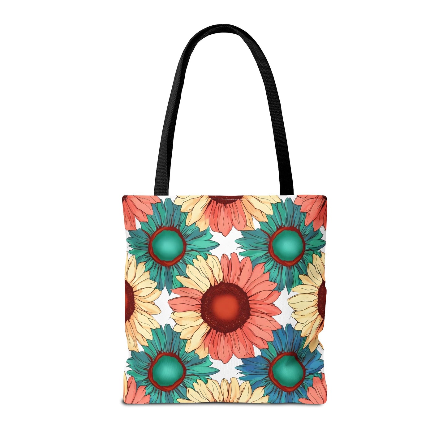 Coco's Colorful Sunflower Tote Bag