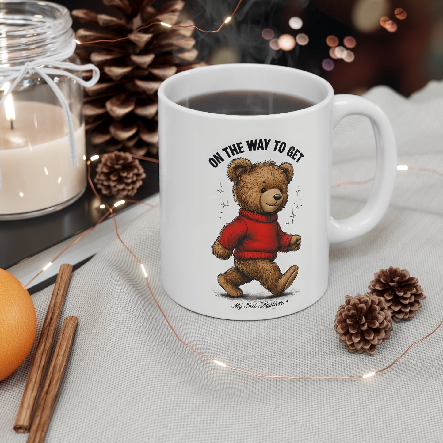 Buster Bear Ceramic Mug, Coffee Cup