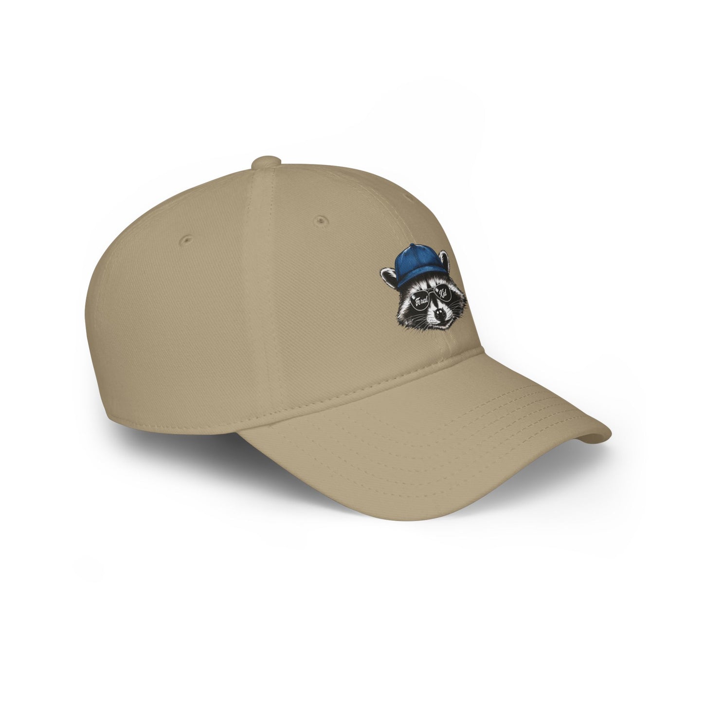 Flint's Feral Kid Raccoon Low Profile Baseball Cap