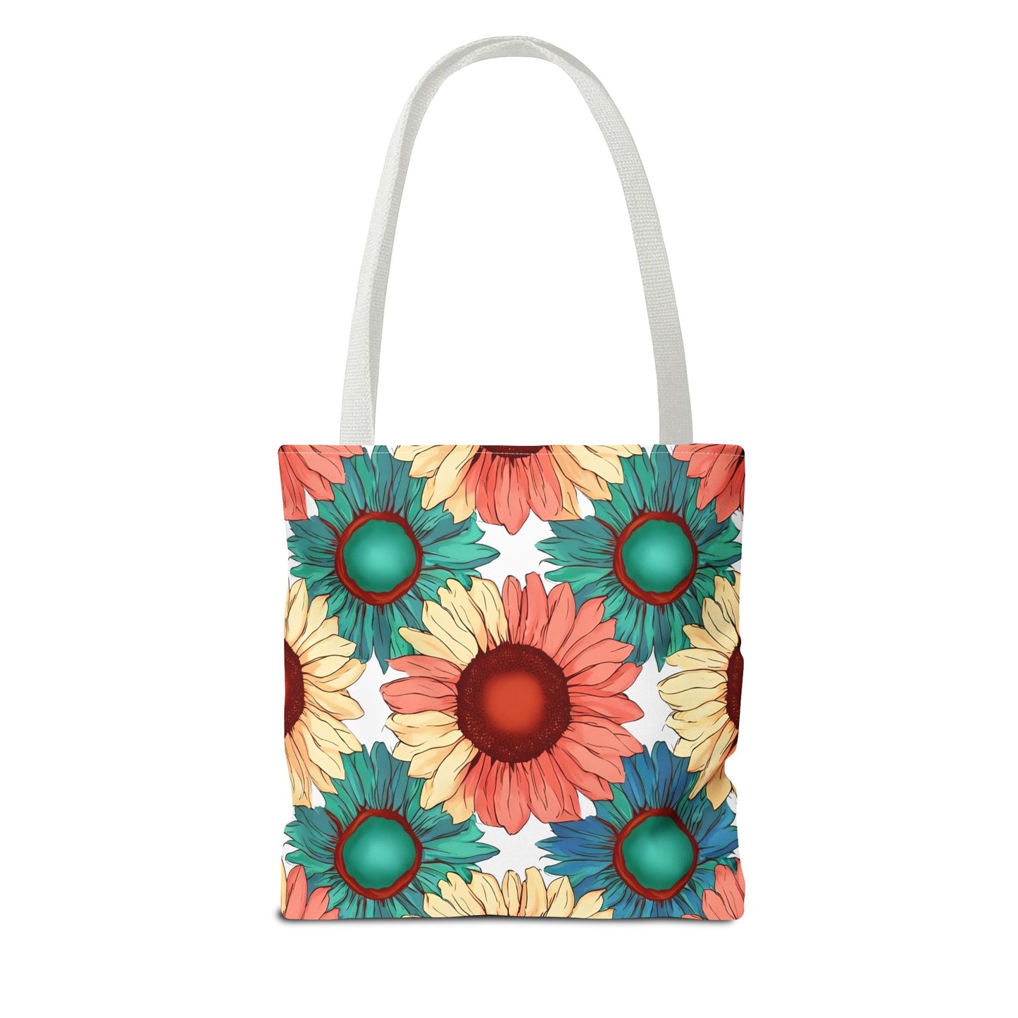 Coco's Colorful Sunflower Tote Bag