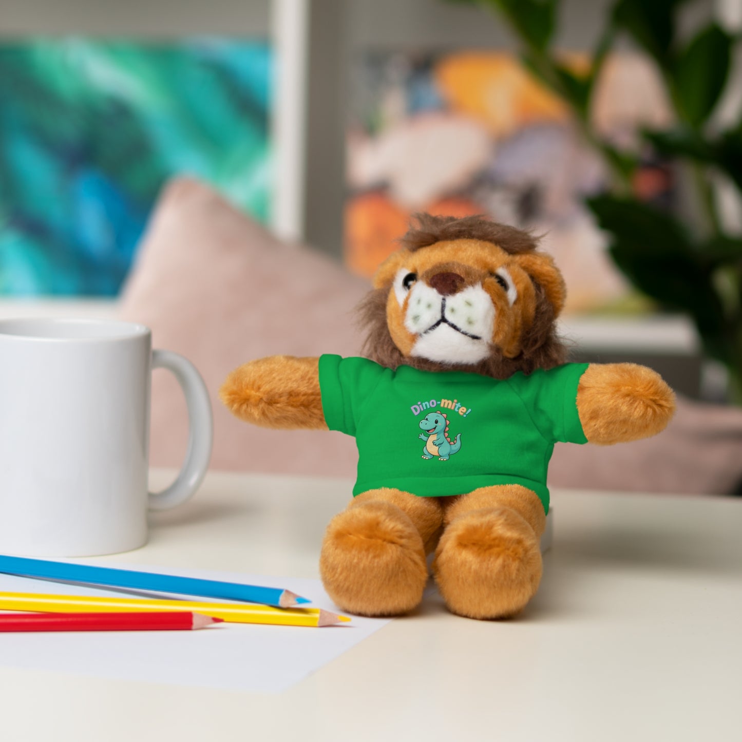 Dino-Mite on Tee Plush Animal