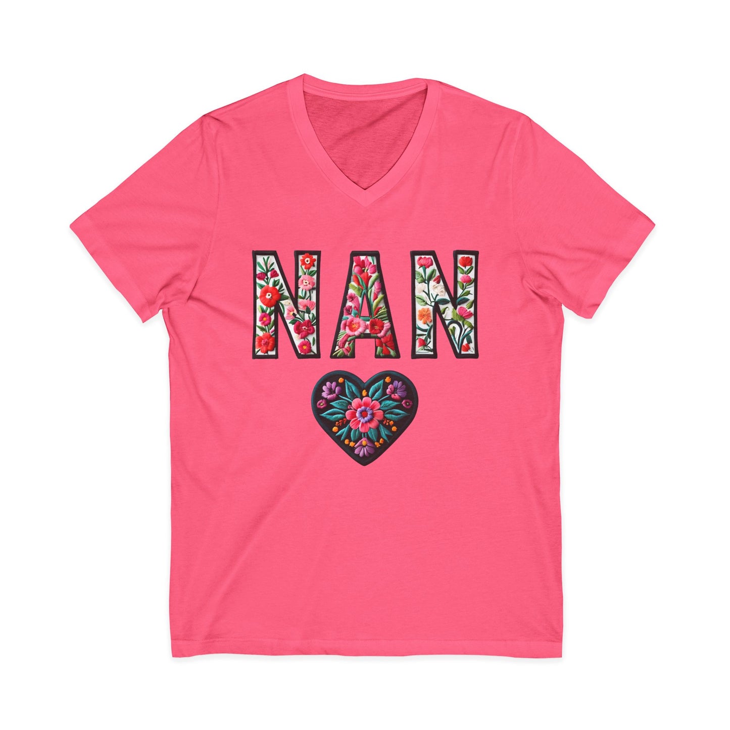 Nadia's Nan V-Neck Adult Shirt
