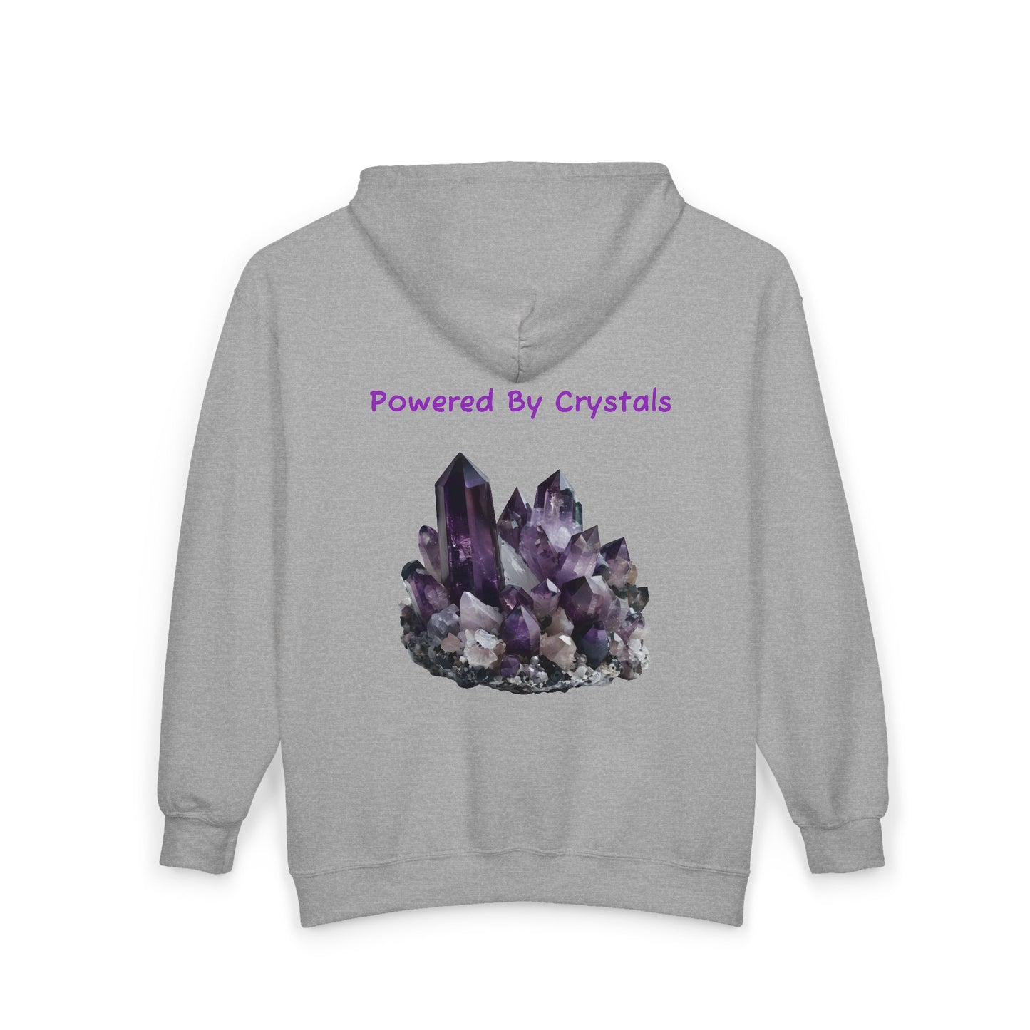 Powered By Crystals Adult Full Zip Sweatshirt - Hooded