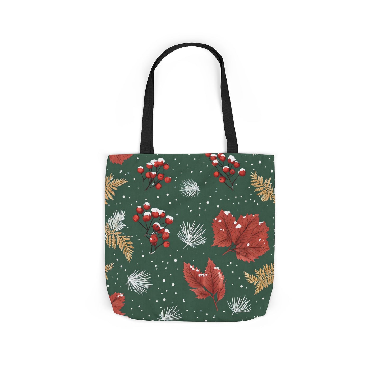 Holly's Holiday Floral Tote Bag