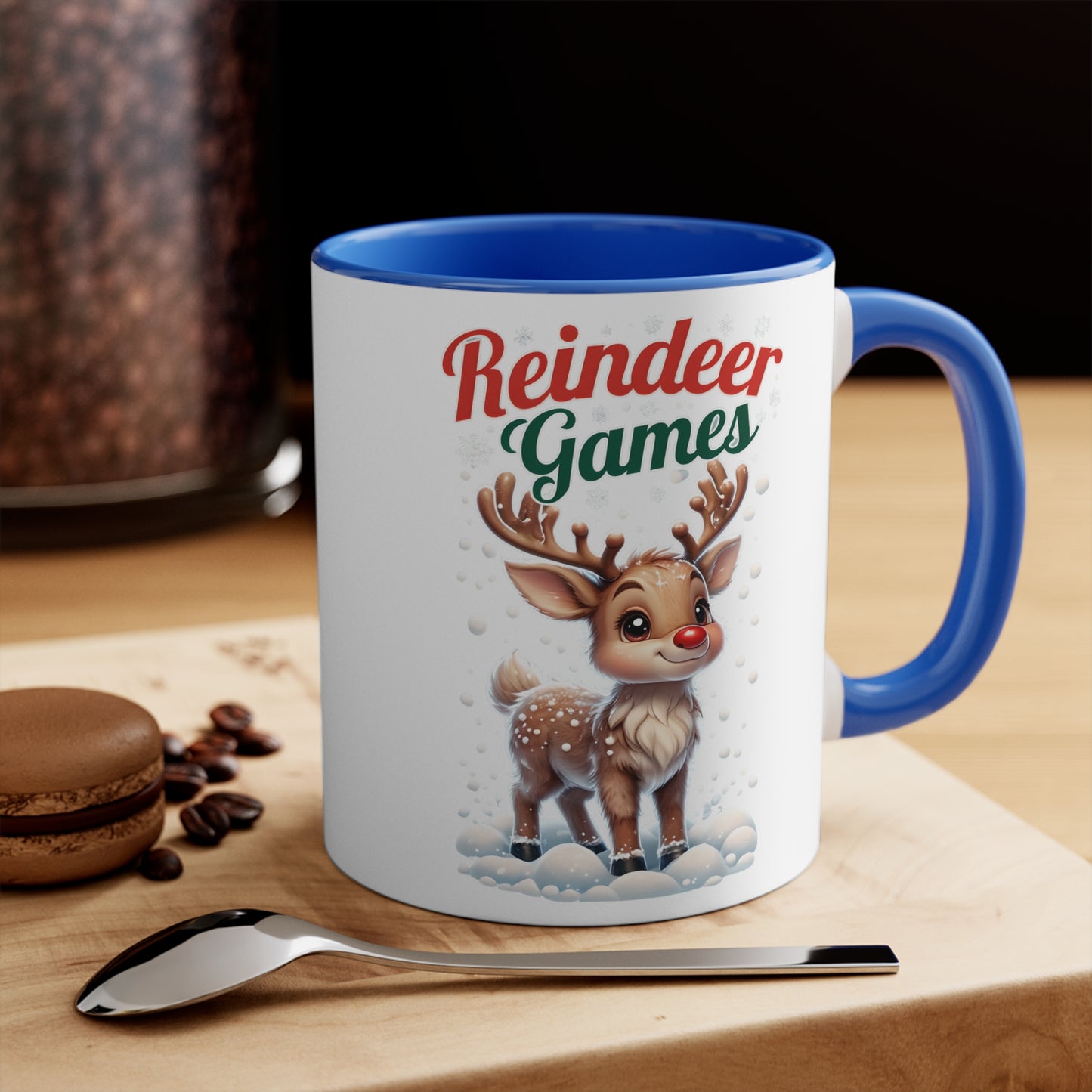 Rycker's Reindeer Games Ceramic Mug, Coffee Cup