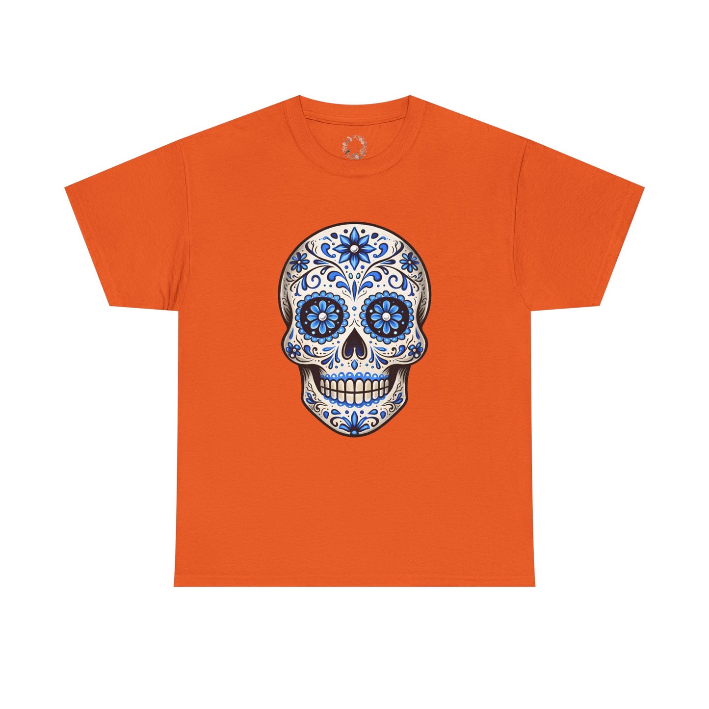 Bea's Blue Sugar Skull Adult Shirt