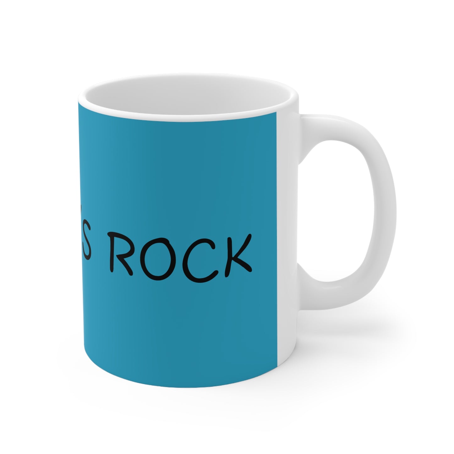 Crystal's Rock Ceramic Mug, Coffee Cup