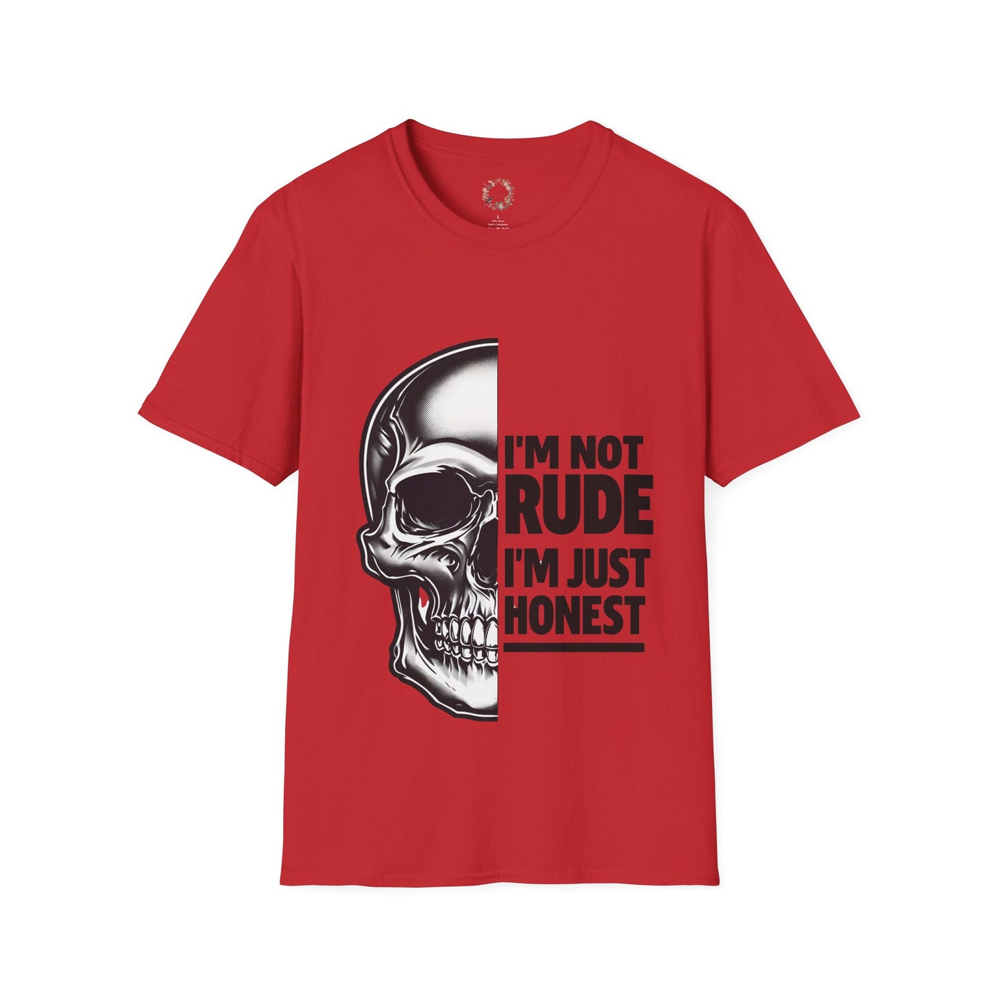 Rod's Rude Skull Graphic Adult Shirt