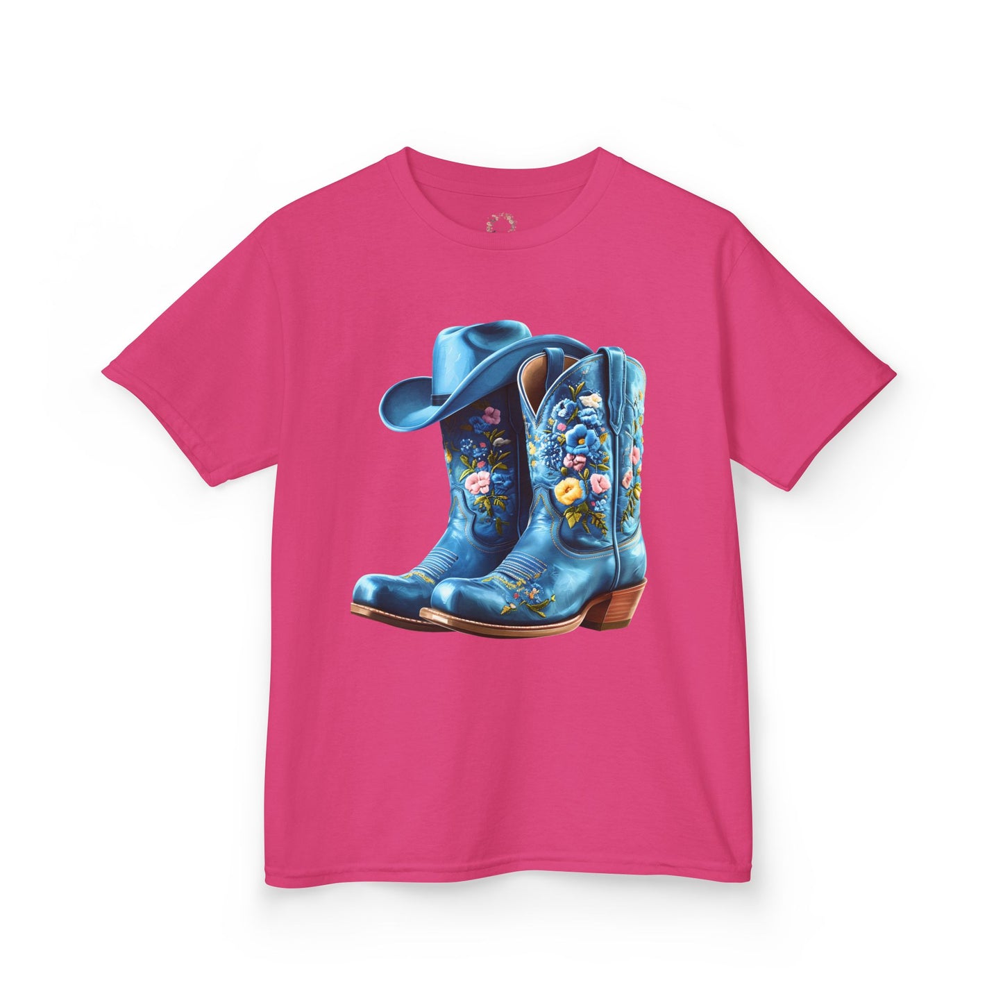 Kia's Cowboy Boots Youth Top