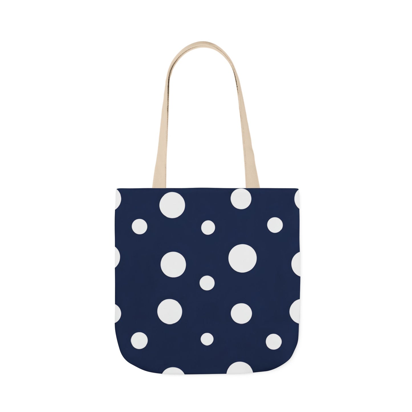 Bonnie's Navy Polka Dot Tote Bag