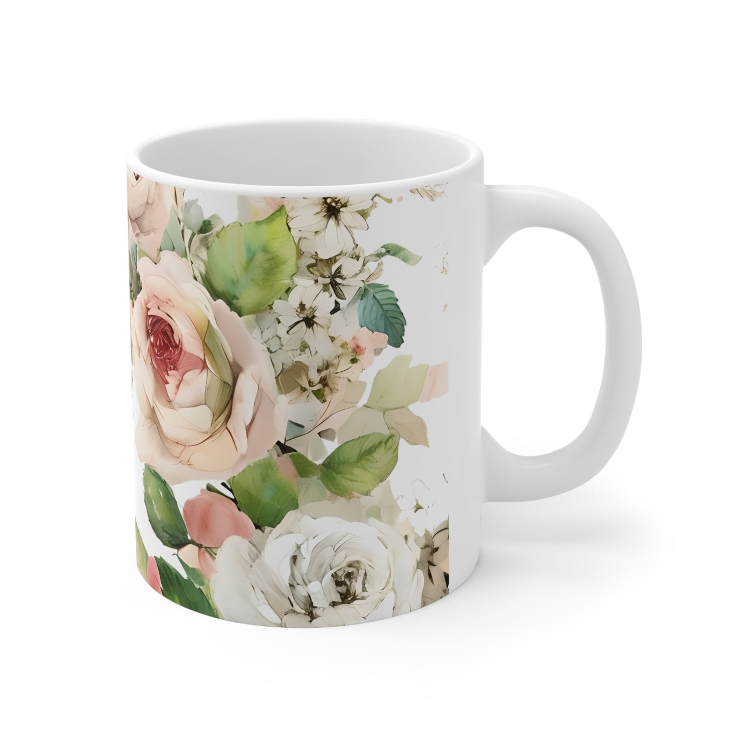 Frankie's Floral Ceramic Mug, Coffee Cup